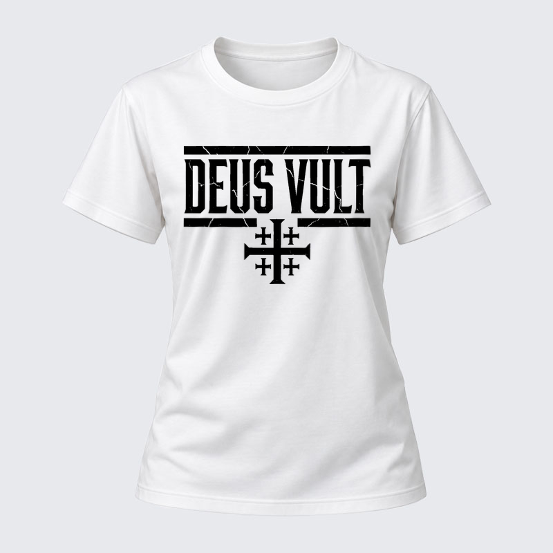 Women's T-shirts  - Deus Vult   