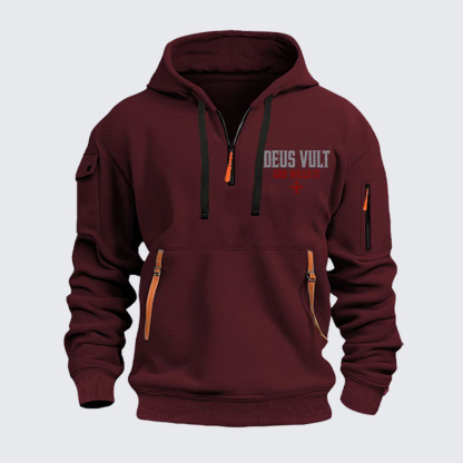 Zipper Hoodies - Deus Vult: God Wills It