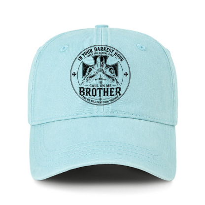 Heritage Washed Cap - Call On Me Brother – Knights of Faith