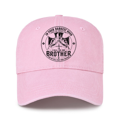 Heritage Washed Cap - Call On Me Brother – Knights of Faith