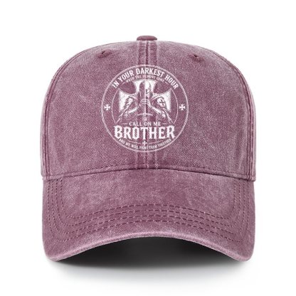 Heritage Washed Cap - Call On Me Brother – Knights of Faith