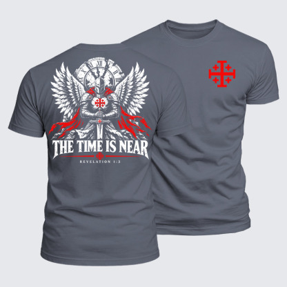 Luxe Mercerized Cotton Tee - The Time Is Near Revelation 1:3