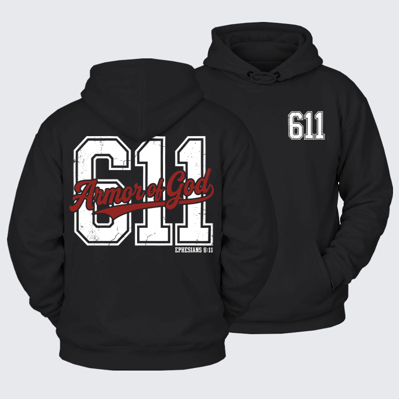 Plush Fleece-Lined Hoodie - Armor of God – Ephesians 6:11