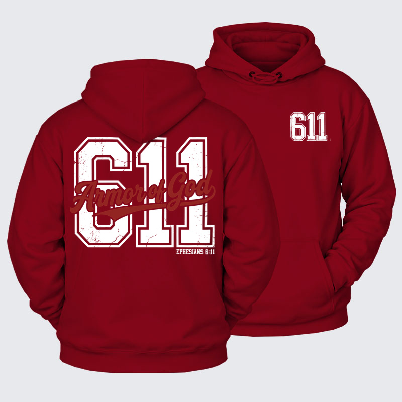 Plush Fleece-Lined Hoodie - Armor of God – Ephesians 6:11