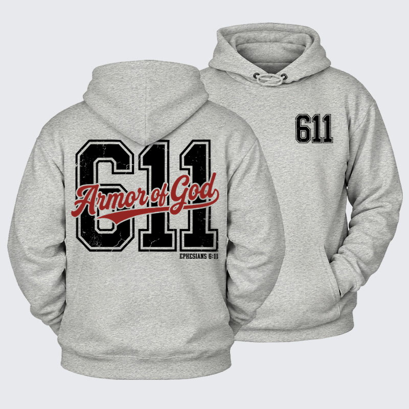 Plush Fleece-Lined Hoodie - Armor of God – Ephesians 6:11