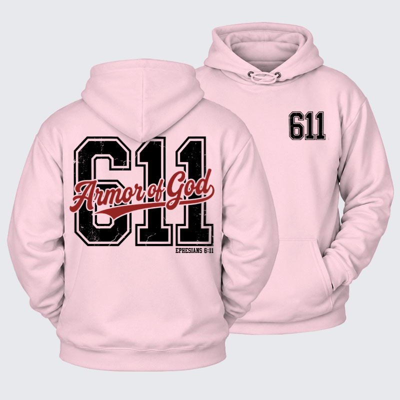 Plush Fleece-Lined Hoodie - Armor of God – Ephesians 6:11