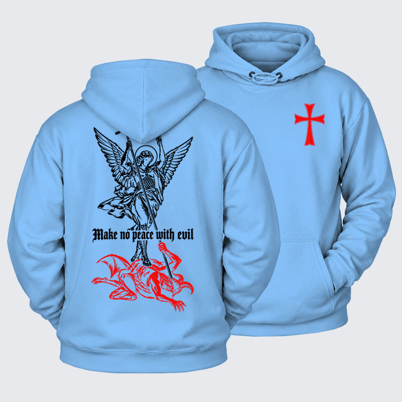 Plush Fleece-Make No Peace with Evil – Saint Michael