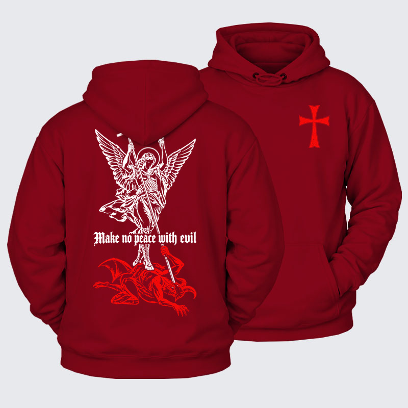 Plush Fleece-Make No Peace with Evil – Saint Michael