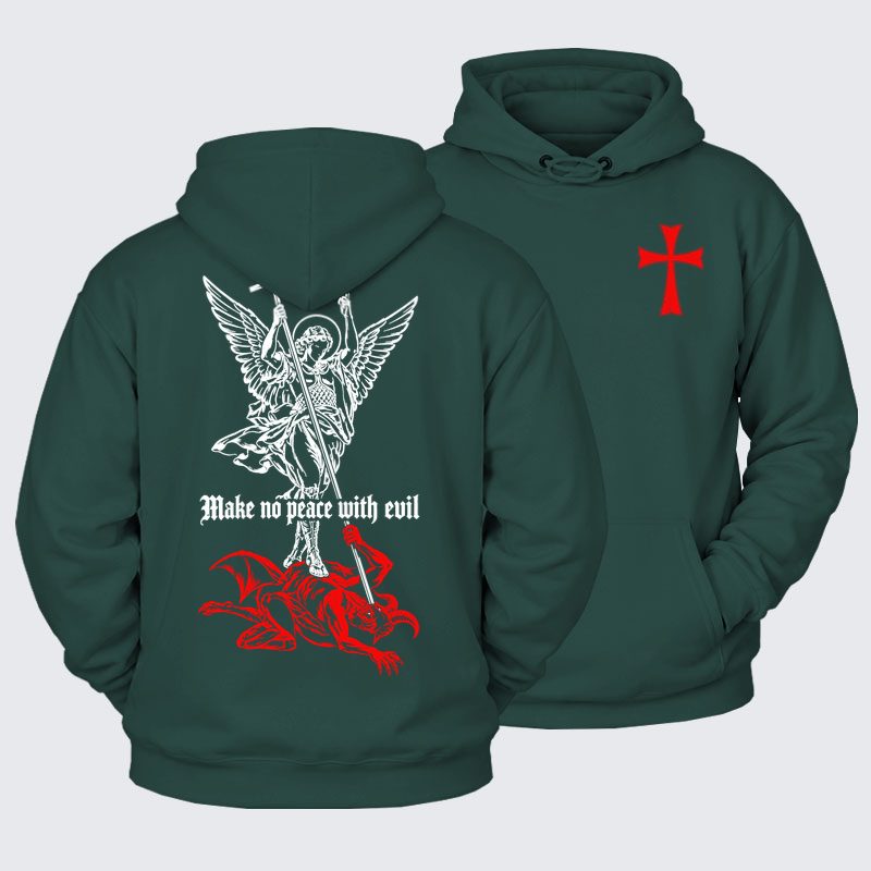 Plush Fleece-Make No Peace with Evil – Saint Michael
