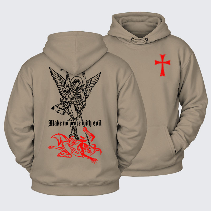 Plush Fleece-Make No Peace with Evil – Saint Michael