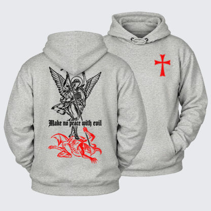 Plush Fleece-Make No Peace with Evil – Saint Michael