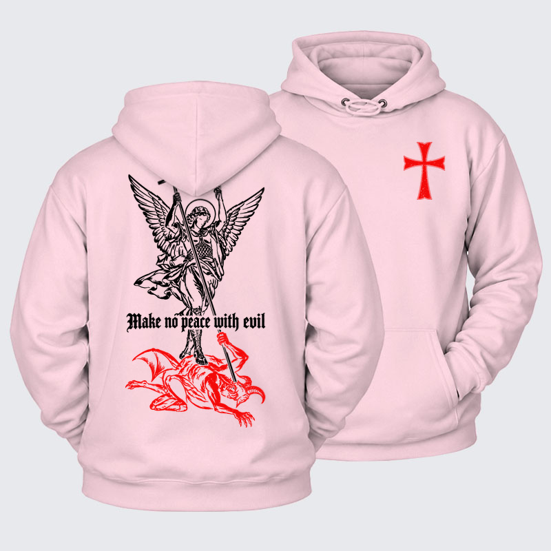 Plush Fleece-Make No Peace with Evil – Saint Michael