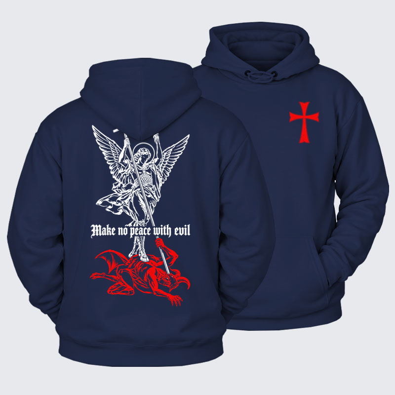 Plush Fleece-Make No Peace with Evil – Saint Michael