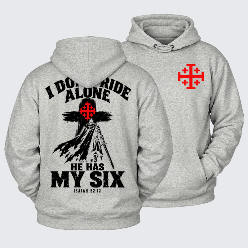 Plush Fleece - I Don’t Ride Alone – Isaiah 52:12 Christian Warrior