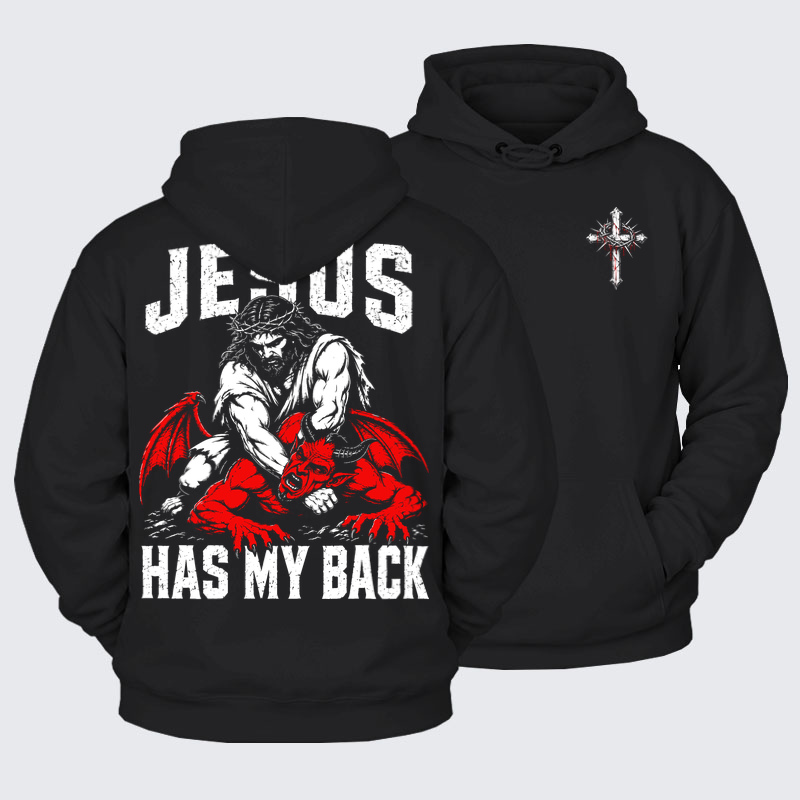 Plush Fleece - Jesus Has My Back
