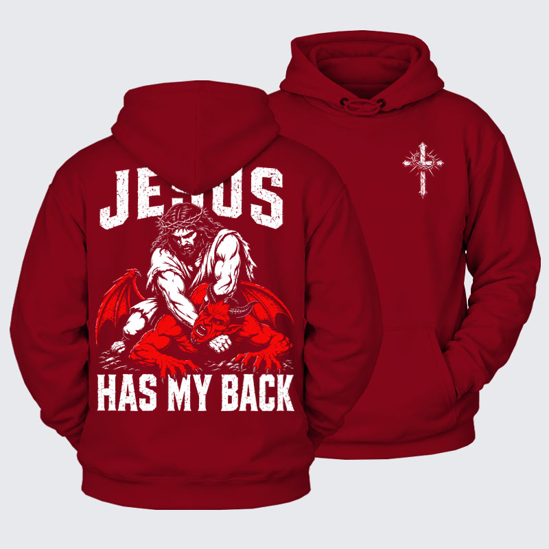 Plush Fleece - Jesus Has My Back