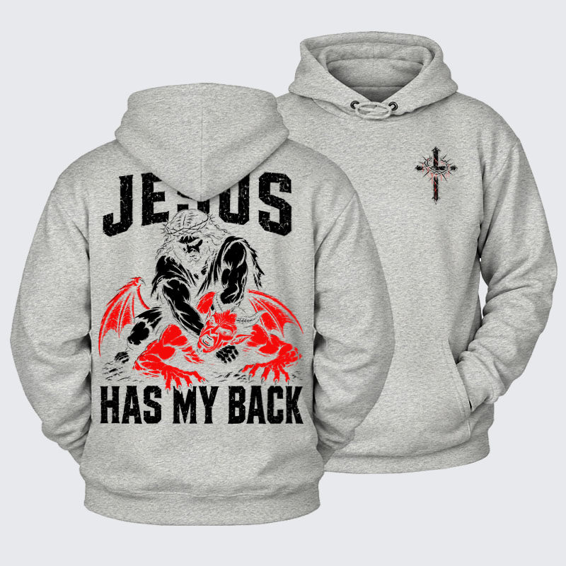 Plush Fleece - Jesus Has My Back