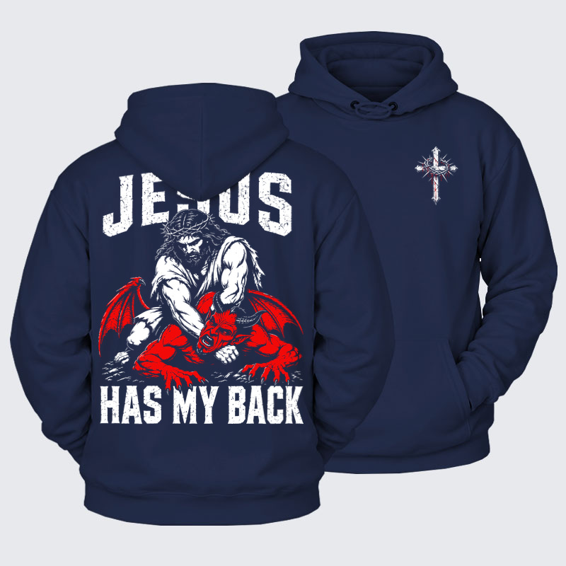Plush Fleece - Jesus Has My Back