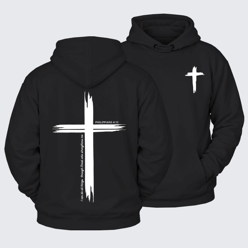 Plush Fleece-Lined Hoodie - I Can Do All Things Through Christ | Philippians 4:13