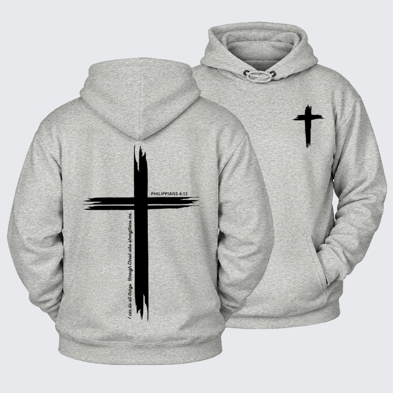 Plush Fleece-Lined Hoodie - I Can Do All Things Through Christ | Philippians 4:13
