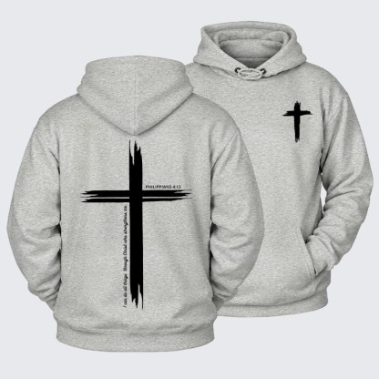 Plush Fleece-Lined Hoodie - I Can Do All Things Through Christ | Philippians 4:13
