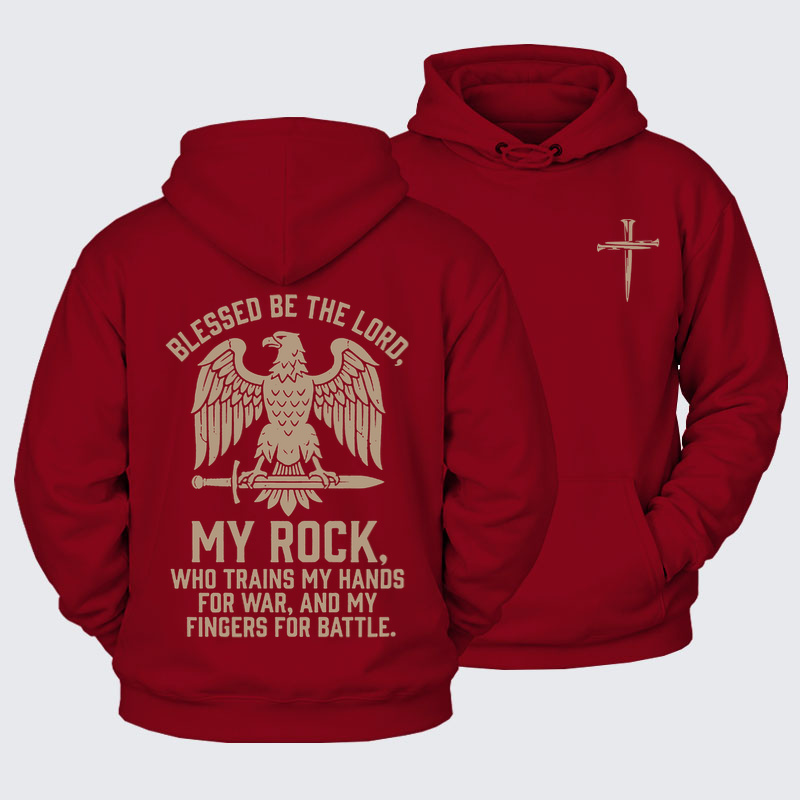 Plush Fleece-Lined Hoodie - Blessed Be The Lord