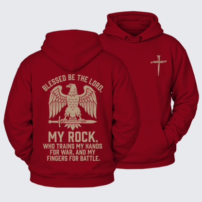 Plush Fleece-Lined Hoodie - Blessed Be The Lord