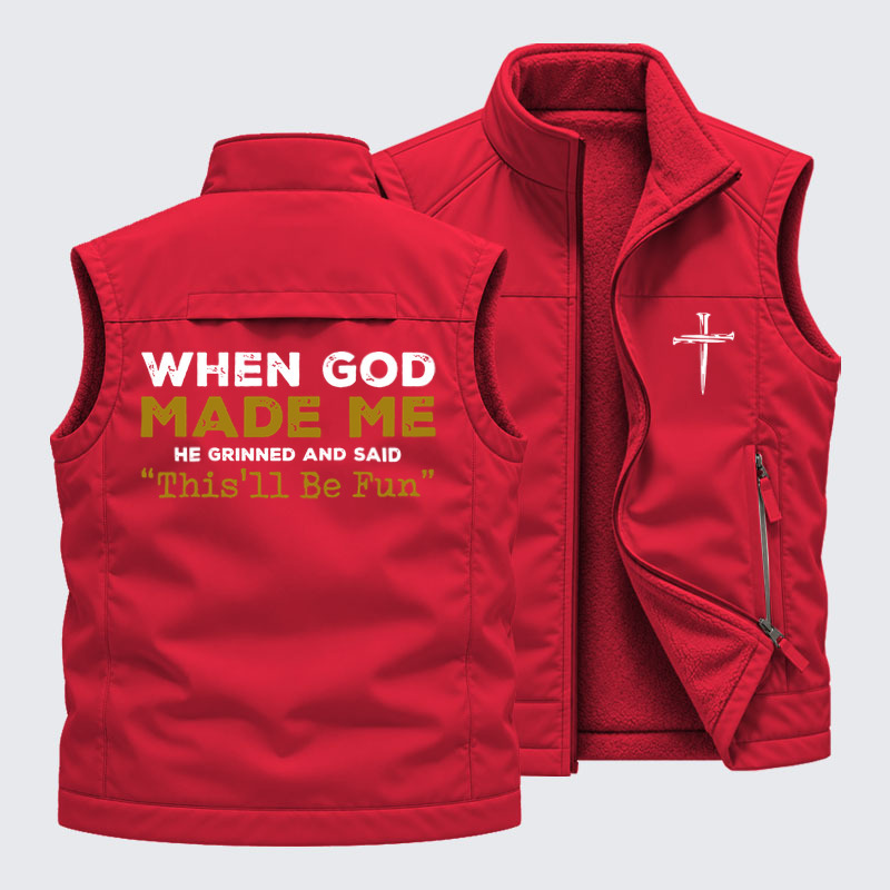 Isaiah 6:8 - SEND ME Jesus God Christian Outdoor Quick-dry Vest-soulsbelief