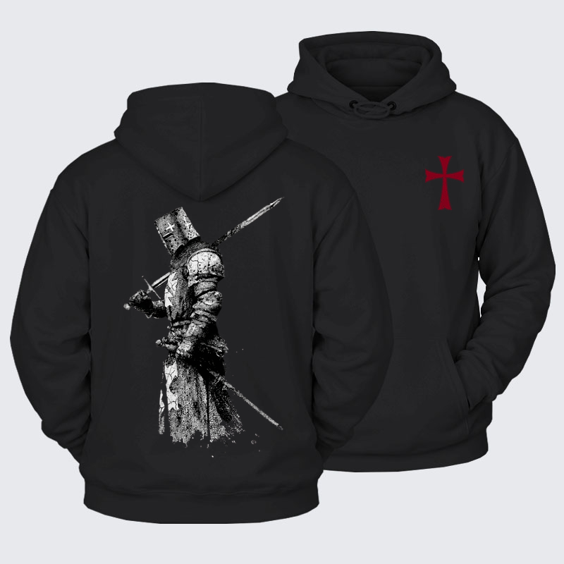 Plush Fleece-Lined Hoodie -  Armor of God  