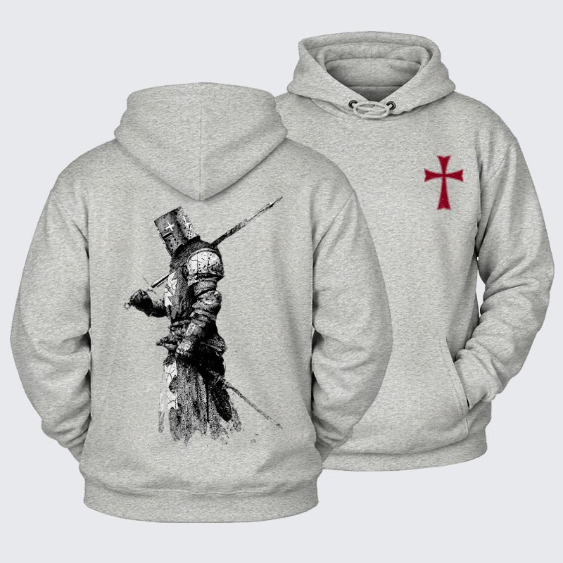 Plush Fleece-Lined Hoodie -  Armor of God  