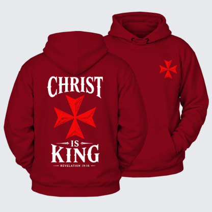 Plush Fleece-Lined Hoodie - Christ Is King