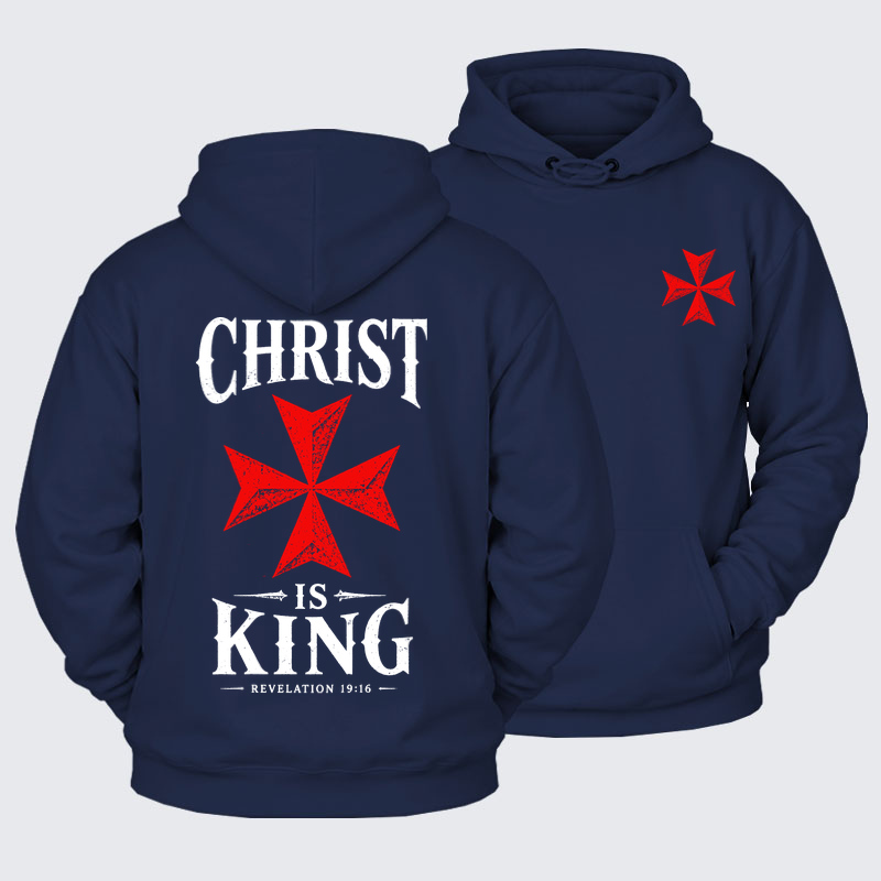 Plush Fleece-Lined Hoodie - Christ Is King