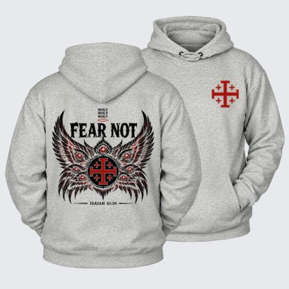 Plush Fleece-Lined Hoodie - Fear Not