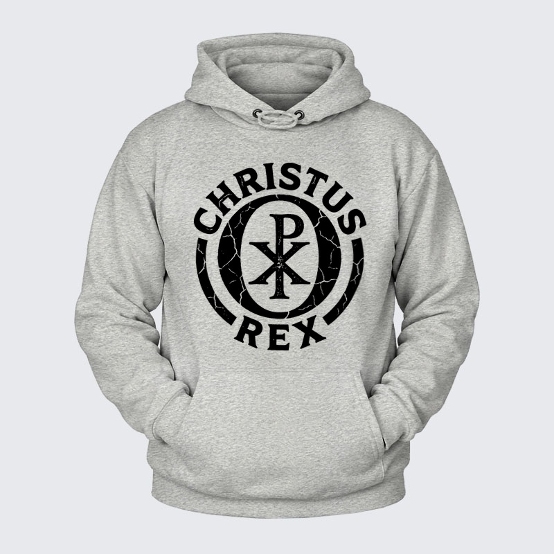 Plush Fleece-Lined Hoodie - Ave Christus Rex