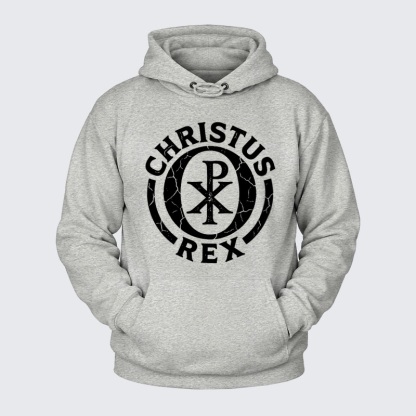 Plush Fleece-Lined Hoodie - Ave Christus Rex