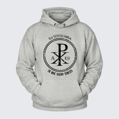 Plush Fleece-Lined Hoodie - In This Sign Conquer   