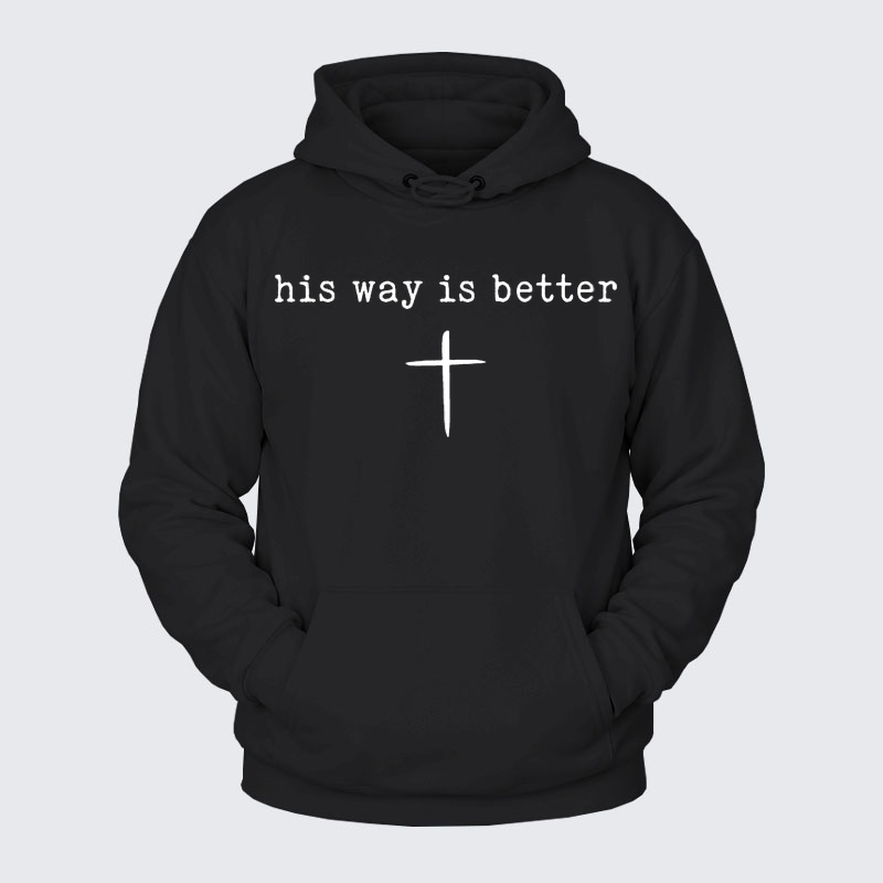 Plush Fleece-Lined Hoodie - His Way Is Better