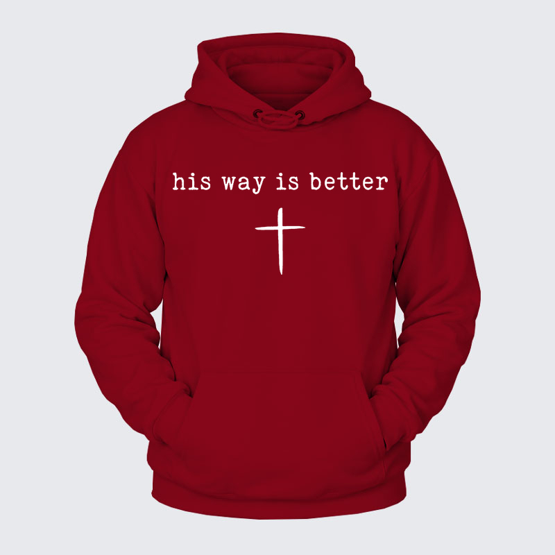 Plush Fleece-Lined Hoodie - His Way Is Better