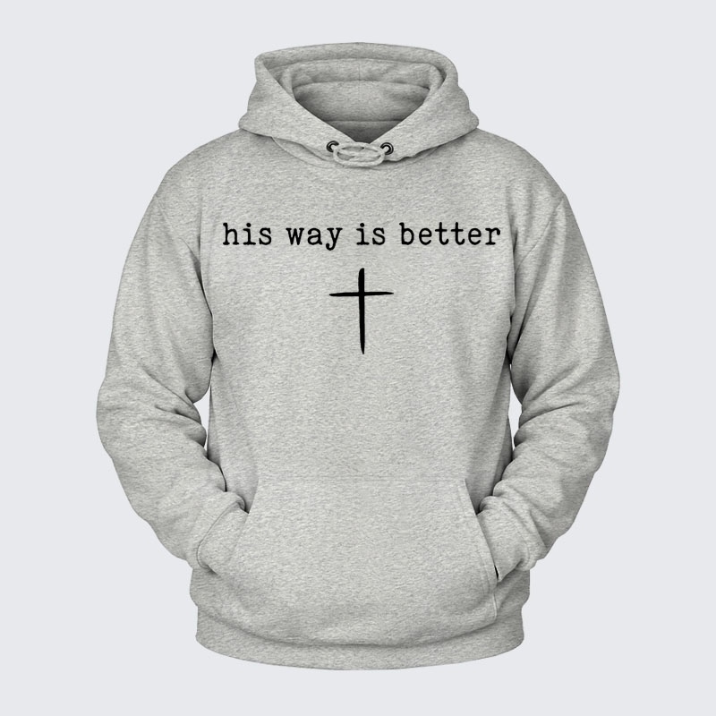 Plush Fleece-Lined Hoodie - His Way Is Better