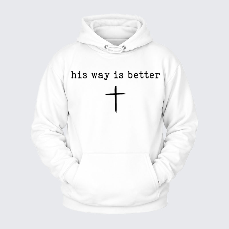 Plush Fleece-Lined Hoodie - His Way Is Better