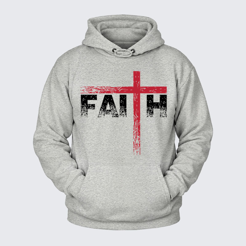 Plush Fleece-Lined Hoodie - Make No Peace with Evil Knight Templar Jerusalem Cross-soulsbelief