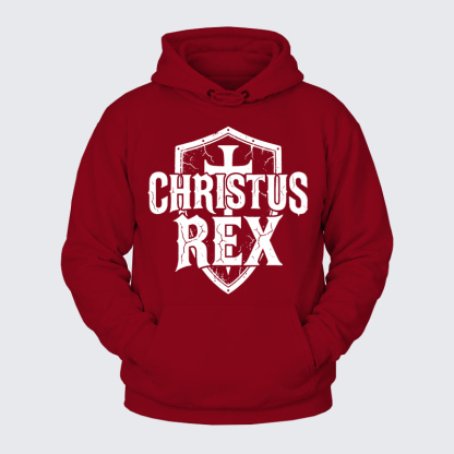 Plush Fleece-Lined Hoodie - Ave Christus Rex