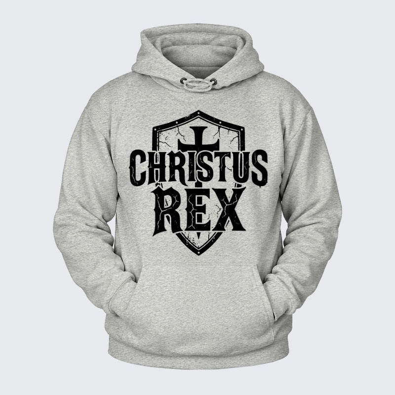 Plush Fleece-Lined Hoodie - Ave Christus Rex