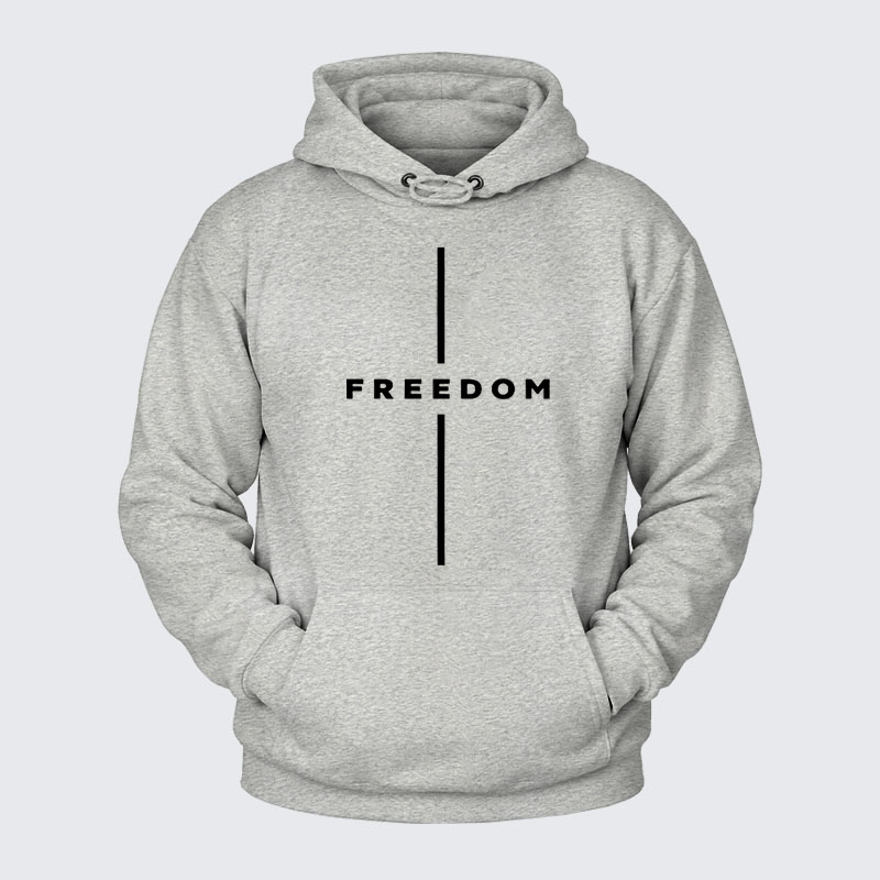 Plush Fleece-Lined Hoodie - Freedom Is Not Free   