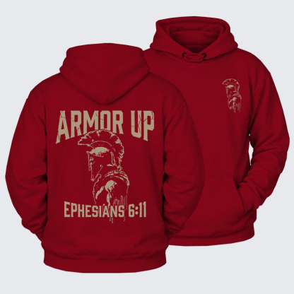 Plush Fleece-Lined Hoodie - Armor Up