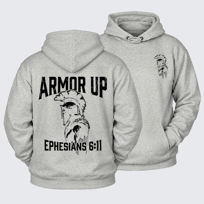 Plush Fleece-Lined Hoodie - Armor Up