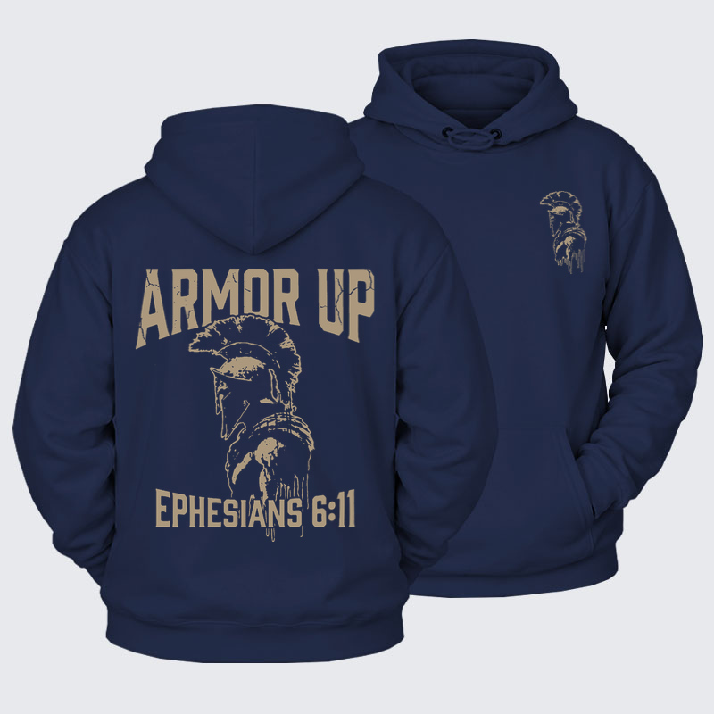 Plush Fleece-Lined Hoodie - Armor Up