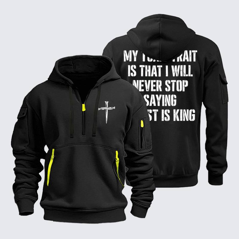 Zipper Hoodies Ave Christus Rex – My Toxic Trait – Christ Is King