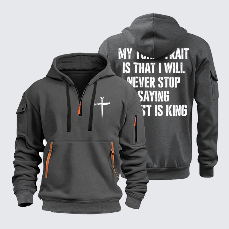 Zipper Hoodies Ave Christus Rex – My Toxic Trait – Christ Is King