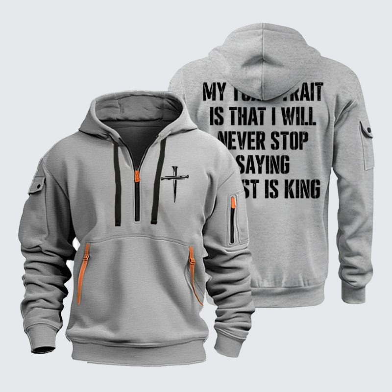 Zipper Hoodies Ave Christus Rex – My Toxic Trait – Christ Is King